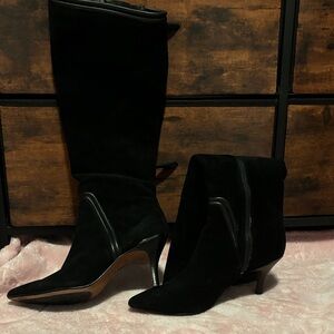 Donald J. Pliner Black Heeled Boots #verocuoio